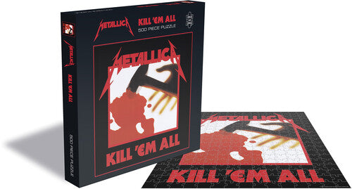 Metallica Kill Em All (500 Piece Jigsaw Puzzle) - RockSaws - Metallica Kill Em All (500 Piece Jigsaw Puzzle)