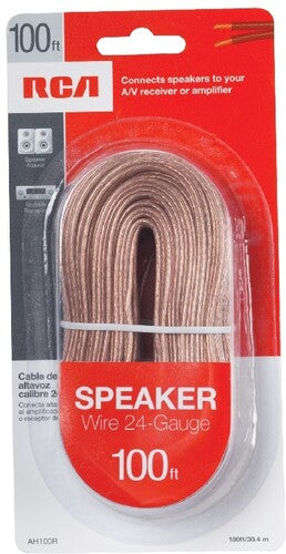 Rca Ah100R Speaker Wire 24 Guage 100 Foot - RCA AH100R Speaker Wire 24 Guage High Performance Wire 100 Foot (SPEAKERS)