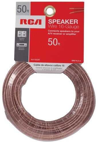 Rca Ah1650R Speaker Wire 16 Guage 50 Foot - RCA AH1650R Speaker Wire 16 Guage High Performance Wire 50 Foot (SPEAKERS)