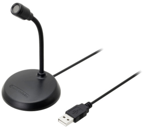 Audio Technica Atgm1Usb Hifi Game Usb Desk Mic Blk - Audio Technica ATGM1-USB USB Gaming Desktop Cardioid Condenser Gooseneck Microphone (Black)