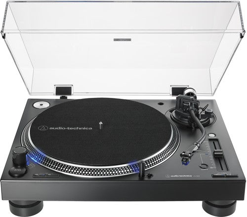 Audio Technica Atlp140Xpbk Pro DJ Turntble Usb Blk - Audio Technica AT-LP140XP-BK  Direct-Drive Professional Fully Manual DJ Turntable (Black) (TURNTABLES)