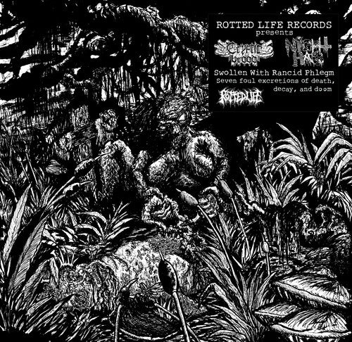CRYPTIC BROOD & NIGHT HAG - Swollen With Rancid Phlegm