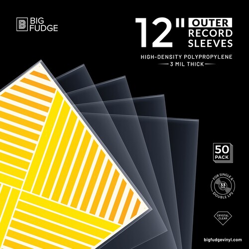 Big Fudge - Big Fudge Bfos12x50us 12in Outer Slv 50 Pack Clear
