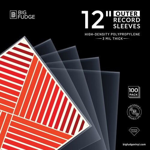 Big Fudge - Big Fudge Bfos12x100us 12in Outer Slv 100 Pk Clear