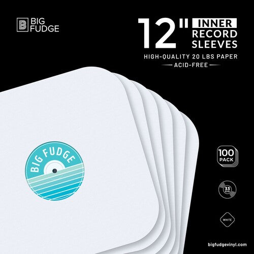Big Fudge - Big Fudge Bfis12x100us 12in Rnd Crn Is 100 Pk Wht