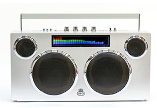 Gpo - Gpo Manhattan Bluetooth Speaker 100 Watts Silver