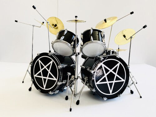 Axe Hvn Tl666 Tommy Lee Motley Crue Mini Drum Kit - Axe Heaven Shout At The Devil Mini Drum Kit Replica Collectible TL-666