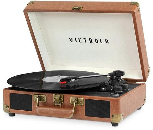 Victrola Vsc550Btbrw Journey Bt Suitcase Tt Brown - Victrola VSC-550BT-BRW-SDF Journey Bluetooth Portable Suitcase Turntable (Brown) (TURNTABLES)