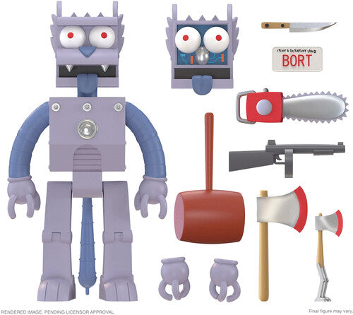 Simpsons Ultimates! Wave 1 - Robot Scratchy - Super7 - The Simpsons ULTIMATES! Wave 1 - Robot Scratchy