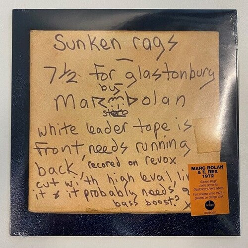 T.Rex - Sunken Rags (Home Demo - 'Glastonbury Fayre' Version) - Orange Colored 7-Inch Vinyl