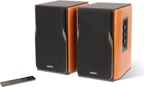 Edifier R1380Db 2.0 Bookshelf Speakers Bt Brwn - Edifier R1380DB 2.0 Bookshelf Speakers Bluetooth v5.1 42 Watts (Brown)