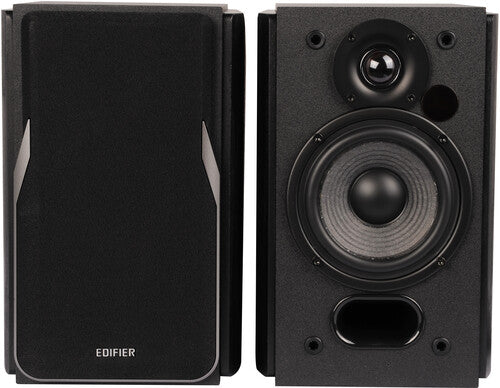 Edifier R1380T 2.0 Bookshelf Speakers 42 Watts Blk - Edifier R1380T 2.0 Bookshelf Speakers 42 Watts (Black)