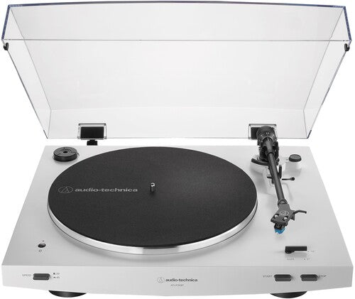 Audio Techica Atlp3Xbtwh Bt Turntable Auto White - Audio Technica AT-LP3XBT-WH Bluetooth Turntable Belt Drive Fully Automatic 33/45 (White) (TURNTABLES)