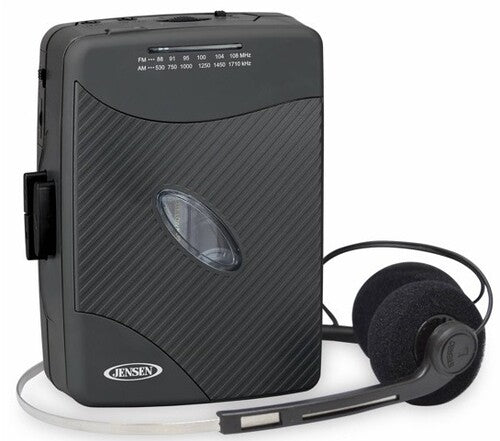 Jensen - Jensen Scr75hp Cassette Player Am Fm Radio Black