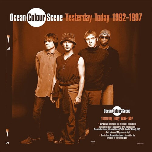 Ocean Colour Scene - Yesterday Today 1992-1997 - 5LP Boxset on 140-Gram Blue, Orange & Red Colored Vinyl