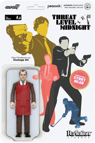 Office Reaction Figures Wave 1 - Hostage #4 - Super7 - The Office - ReAction Figures Wave 1 - Toby Flenderson as Hostage #4