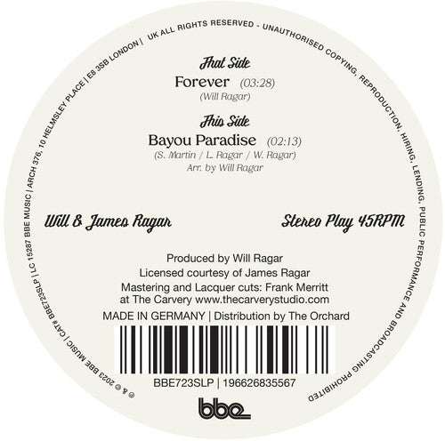 Will & James Ragar - Forever / Bayou Paradise