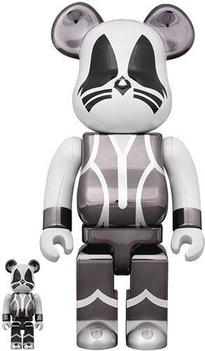 Medicom - Medicom - KISS - Catman Chrome Version 100% & 400% Bearbrick 2Pk