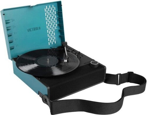 Victrola Vsc750sbblu Rev Go Prtbl Turntable Blue - Victrola VSC-750SB-BLU Revolution GO Portable Record Player: Blue (TURNTABLES)