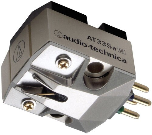Audio Technica at33Sa Dual Moving Coil Cart Sliver - Audio Technica AT-33SA Dual Moving Coil Cartridge (Silver/Black)