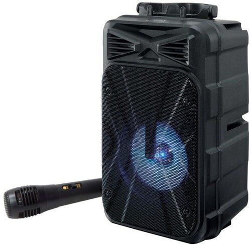 Ilive Isb202B Bt Party Tailgate Speaker Mic Blk - iLive ISB202B Bluetooth Party Tailgate / Karaoke Speaker Rechargeable With Mic (Black) (SPEAKERS)
