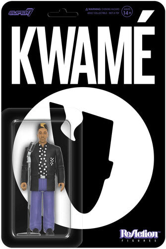 Kwame Reaction - Kwame (Black/White Polka Dot) - Super7 - Kwame - ReAction - Kwame (Black/White Polka Dot)