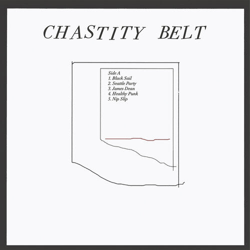 Chastity Belt - No Regerts (10th Anniversary Edition) Black & White Swirl