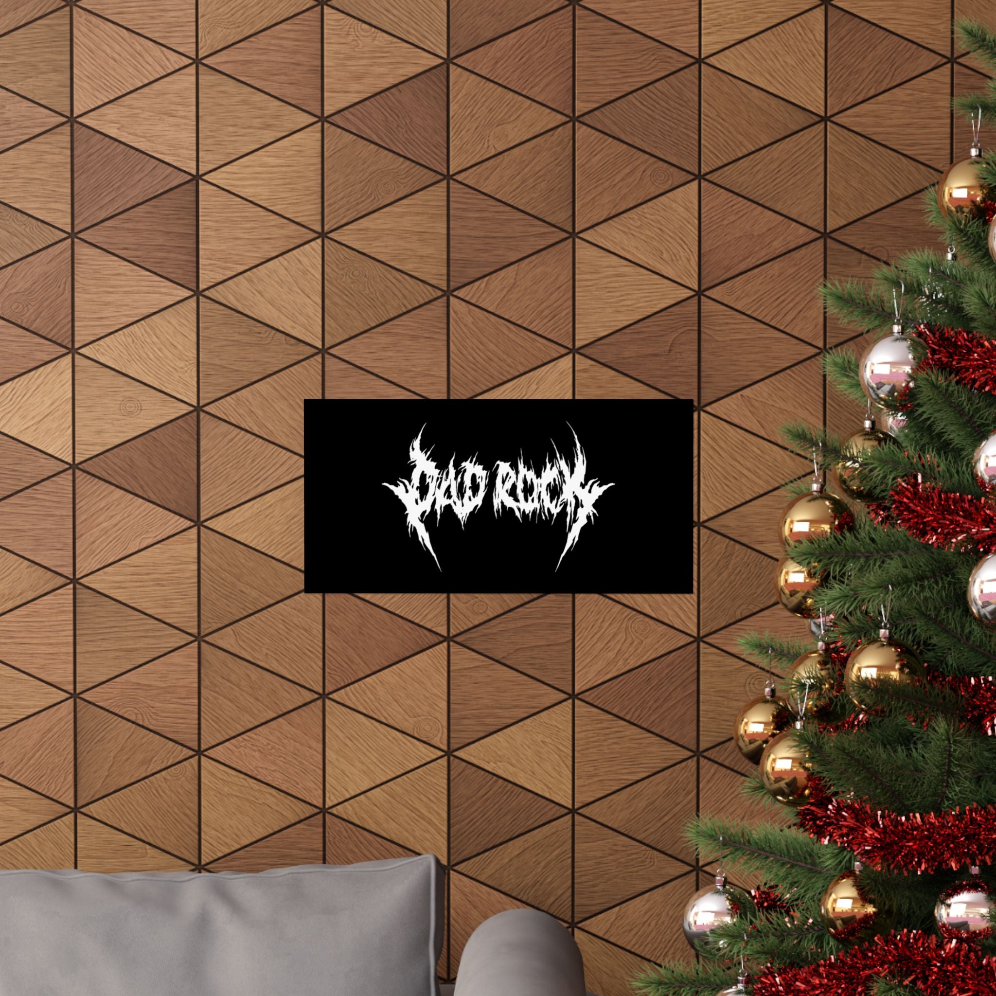 Dad Rock Death Metal Poster