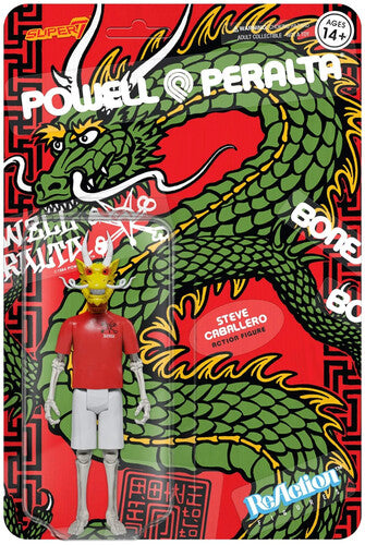 Powell-Peralta Reaction Figure Wave 1 - Steve Caba - Super7 - Powell-Peralta - Reaction Figure Wave 1 - Steve Caballero Chinese Dragon