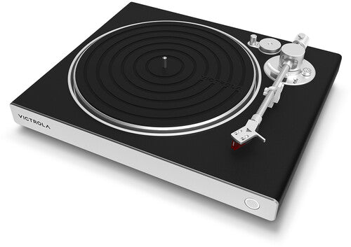 Victrola Vpt2500Bsl Carbon Bt Hi-Res Trntbl Bk/Slr - Victrola VPT-2500-BSL Carbon Bluetooth Hi-Res Audio Turntable (Black/Silver) (TURNTABLES)