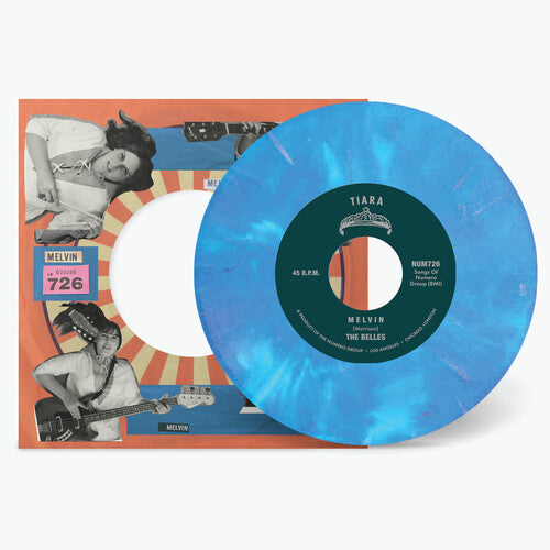 Belles - Melvin B/w Come Back - Blue/white Marble