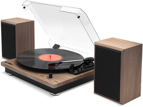 Victrola Vm135Fnt Montauk Bt Turntable Sys Wood - Victrola VM-135-FNT Montauk Bluetooth Turntable System with Speakers (Natural Wood) (TURNTABLES)