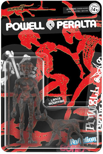 Super7 - Powell-Peralta Reaction Figure Wave 3 - L - Super7 - Powell-Peralta - Reaction Figure Wv3 - Lance Mountain (Lava Rock)