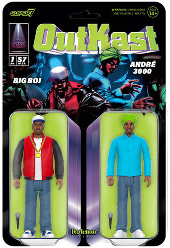 Super7 - Outkast Reaction Figures Wave 01 - Outkas - Super7 - Outkast - Reaction Figures Wv1 - Outkast (Atliens)