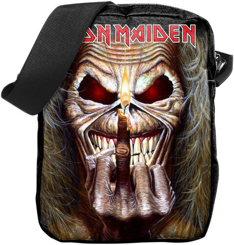 Rocksax Iron Maiden Middle Finger Xbody Bag Blk - Rocksax Iron Maiden Middle Finger Xbody Bag Blk