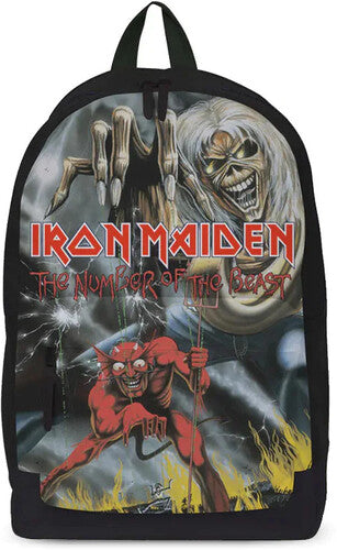 Rocksax Iron Maiden Number Beast Backpack Blk - Rocksax Iron Maiden Number Beast Backpack Blk