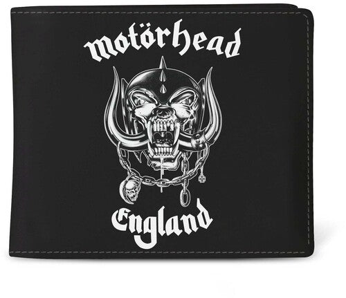 ROCKSAX MOTORHEAD ENGLAND LOGO WALLET BLK/WHT - Rocksax Motorhead England Logo Wallet Blk/wht