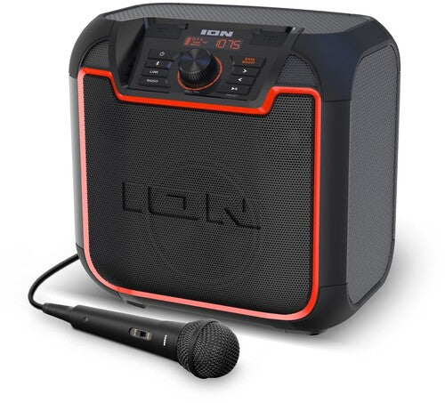 Ion Sport Mk3 Prtbl Bt Tailgate Speaker Blk/Org - Ion IPA129 Sport MK3 Portable Bluetooth Tailgate Speaker - IPX5 - AM/FM - 65W (Black/Orange) (SPEAKERS)