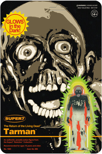 Return O/T Living Dead Reaction W4 - Tarman (Glow) - Super7 - Return of the Living Dead - ReAction Figures Wv4 - Tarman (Monster Glow)