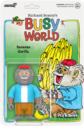 Richard Scarry Reaction Wave 1 - Bananas Gorilla - Super7 - Richard Scarry - Reaction Wv1 - Bananas Gorilla