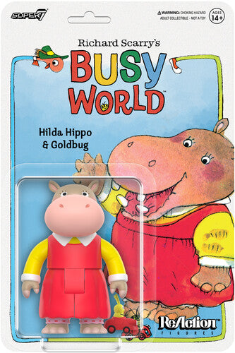 Richard Scarry Reaction Wave 1 - Hilda Hippo - Super7 - Richard Scarry - Reaction Wv1 - Hilda Hippo
