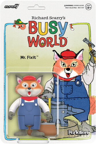 Richard Scarry Reaction Figures Wv 02 - Mr. Fixit - Super7 - Richard Scarry - ReAction Figures Wave 02 - Mr. Fixit
