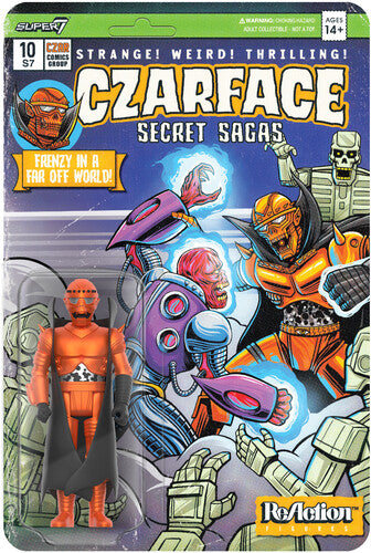 Czarface Wave 11 - Czarface (Orange & Black) - Super7 - Czarface - ReAction Figures Wv11 - Czarface (Orange & Black)