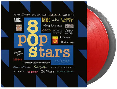 80s Pop Stars Collected / Various - 80s Pop Stars Collected / Various - Limited 180-Gram Red & Silver Colored Vinyl