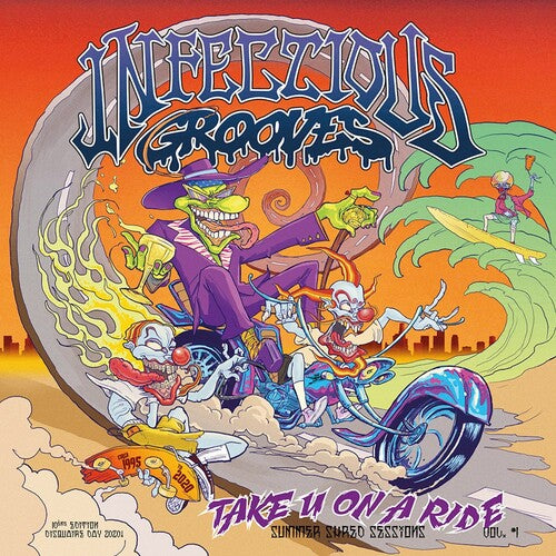 Infectious Grooves - Take U on a Ride - Green/purple Splatter