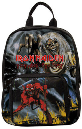 Rocksax Iron Maiden Number the Beast Mini Backpack - Rocksax Iron Maiden Number the Beast Mini Backpack