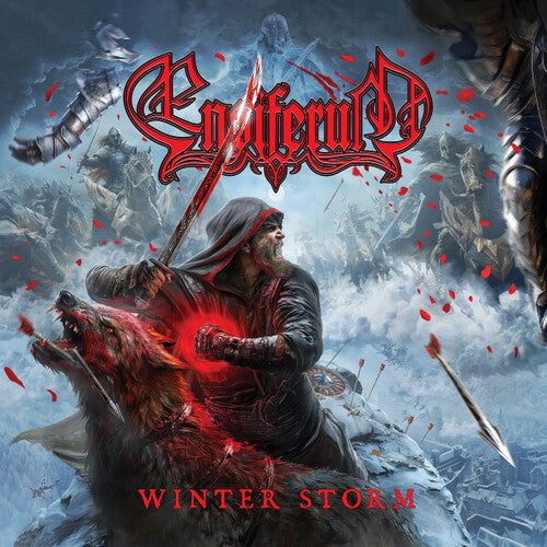 Ensiferum - Winter Storm   (White With Blue Marble [Frost])