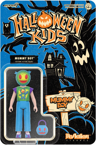 Halloween Kids - Mummy Boy (Graphic Tee - Super7) - Super7 - Halloween Kids - ReAction - Mummy Boy (Super7 Graphic Tee)