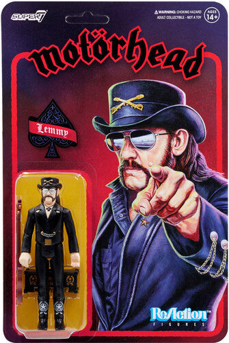 Motorhead Reaction Figures - Lemmy (Modern Cowboy) - Super7 - Motorhead - ReAction Figures - Lemmy (Modern Cowboy)