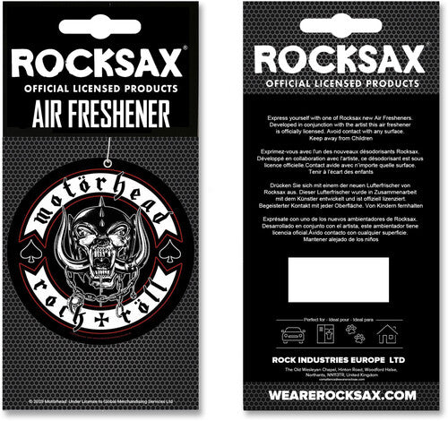Rocksax Motorhead Rock + Roll Air Freshener - Rocksax Motorhead Rock + Roll Air Freshener